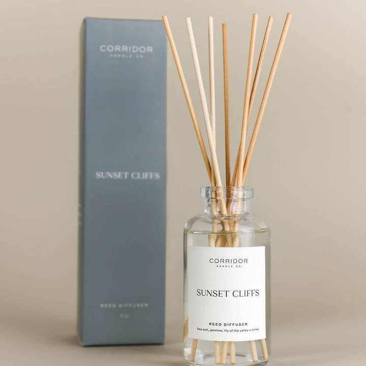 Corridor Candle Co. - Wholesale Reed Diffuser - Sunset Cliffs Mini Reed Diffuser1