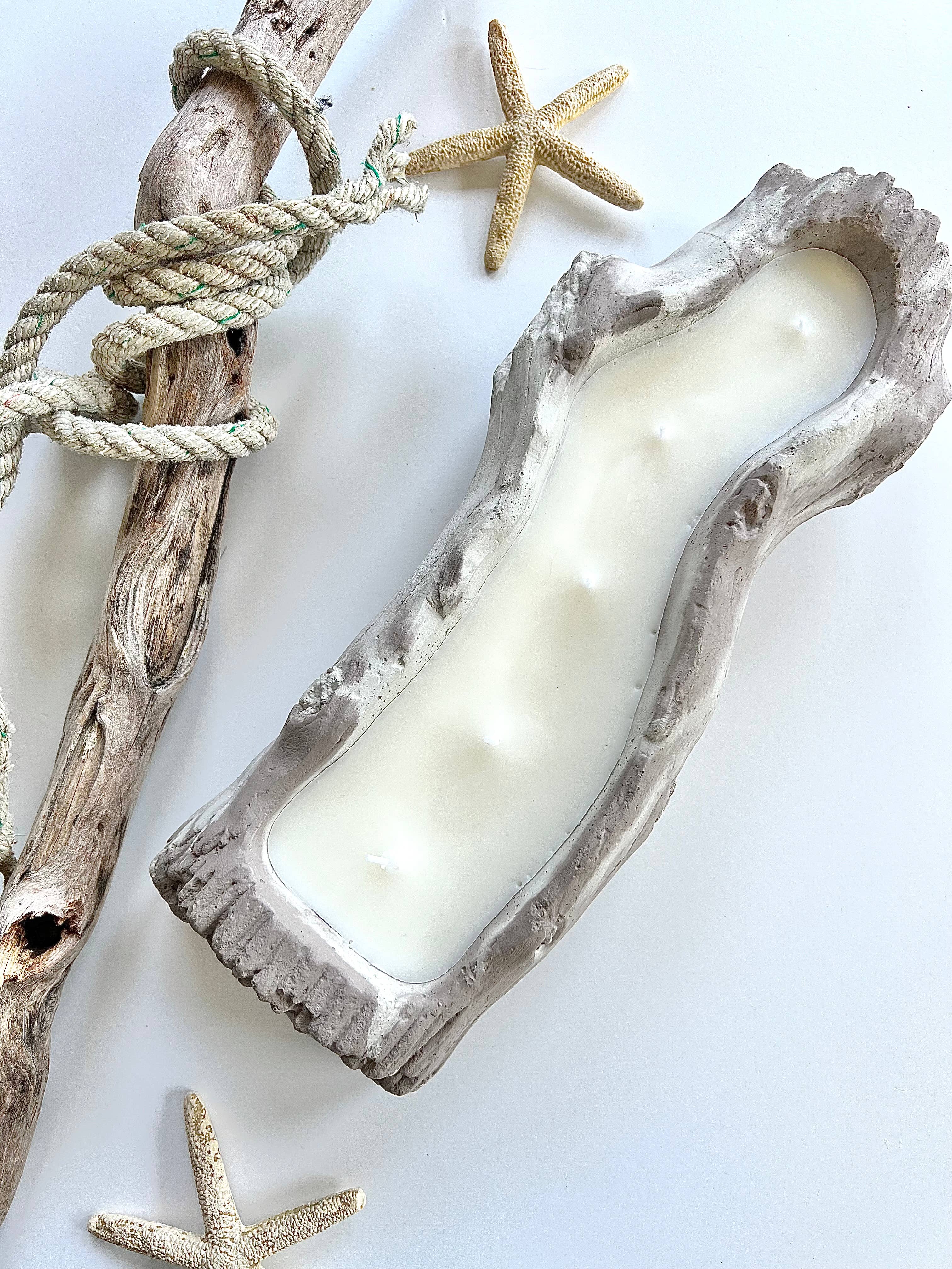 Aroma Sparks - Vente Pot - Jardinière en bûche de ciment | Récipient vide pour bougie | Unique2