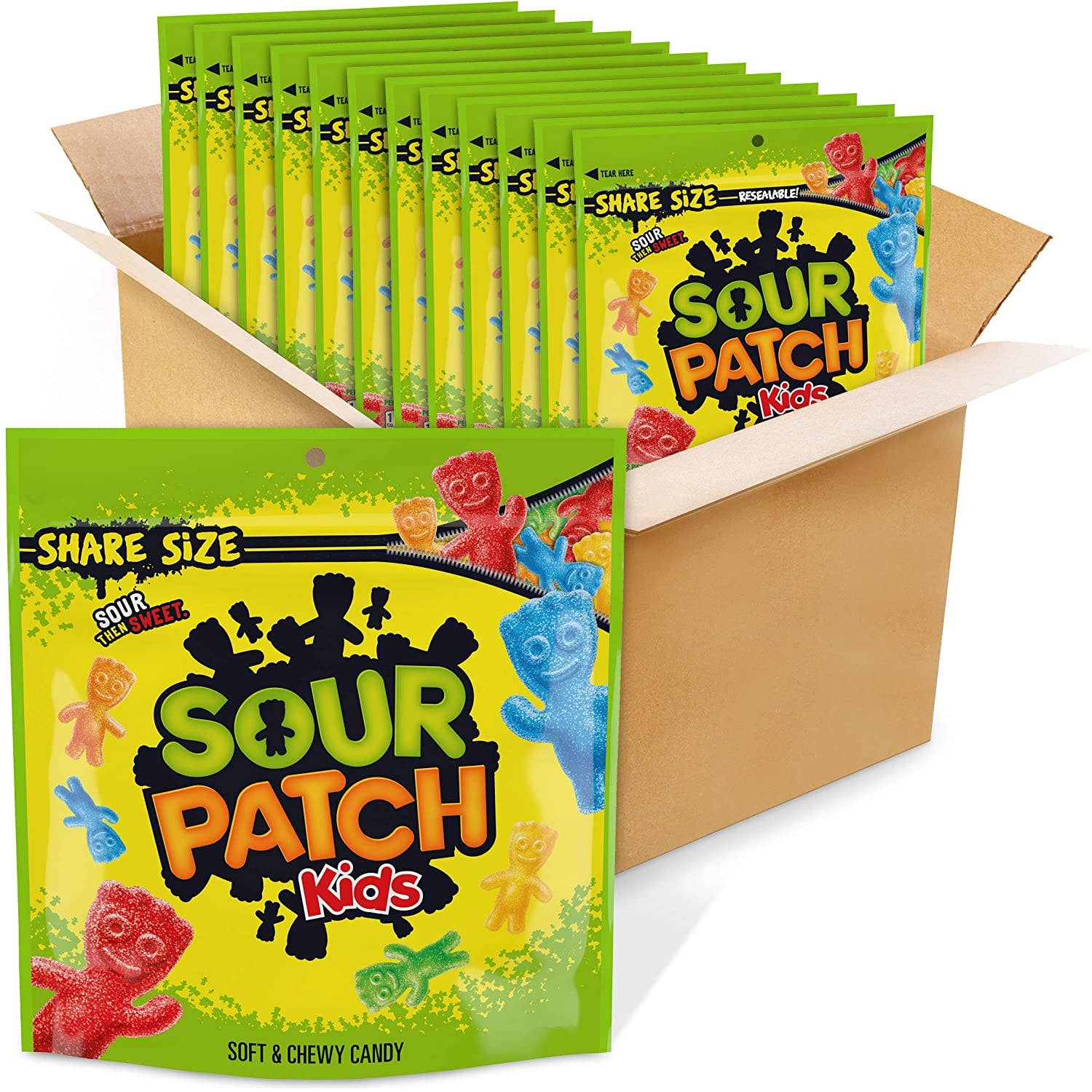 Shop The King - Wholesale Gummy - Sour Patch Patch Kids Sup 12 oz Single Bag1