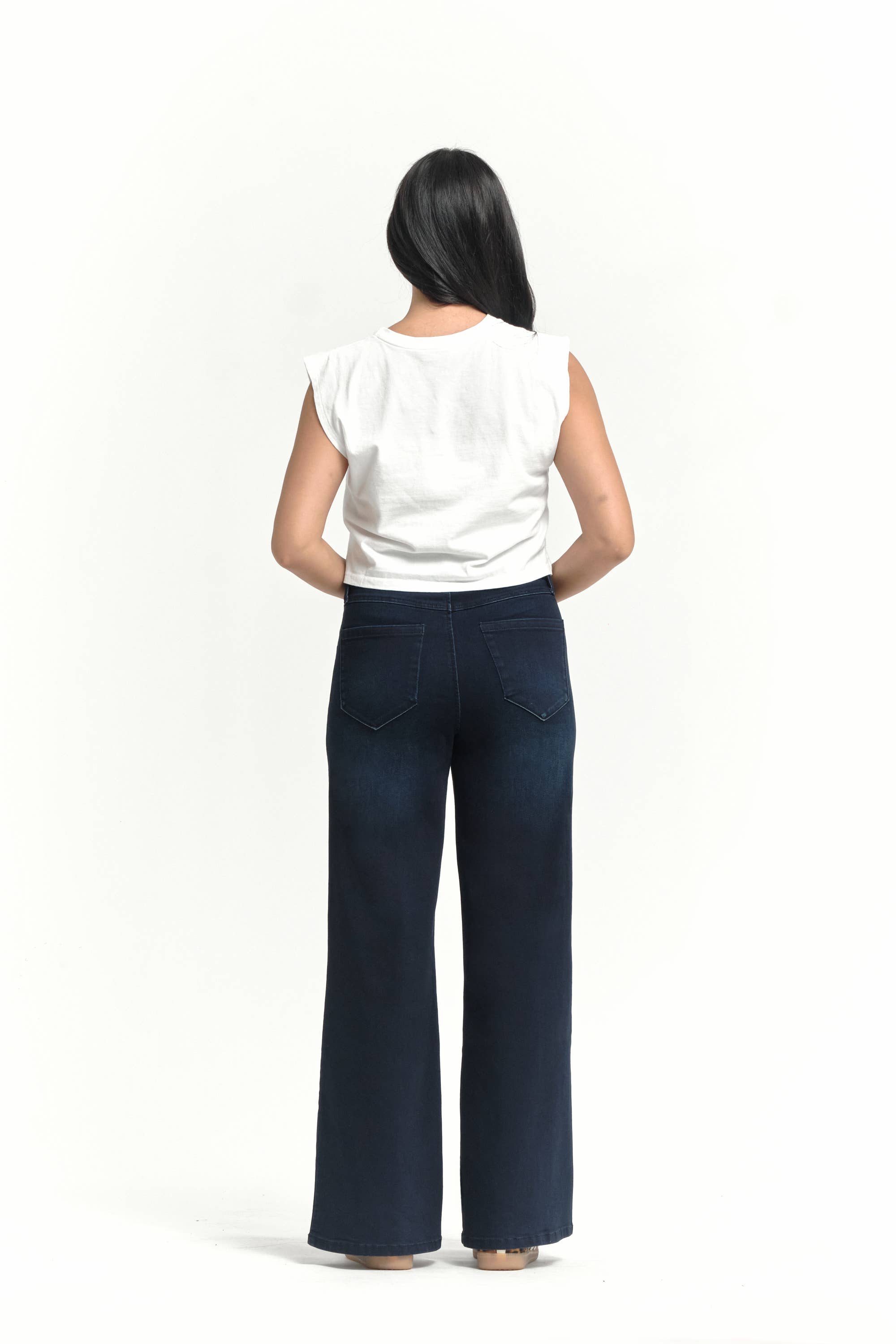 1822 Denim – wholesale Jeans - Dam – 30" Better Butter Wide Leg Jean i Yanique4