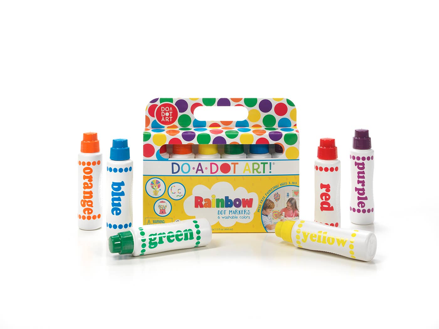 Do A Dot Art - Wholesale Markers - Kids & Baby - Do A Dot Art! Rainbow Dot Markers – Made in USA - Set of 6