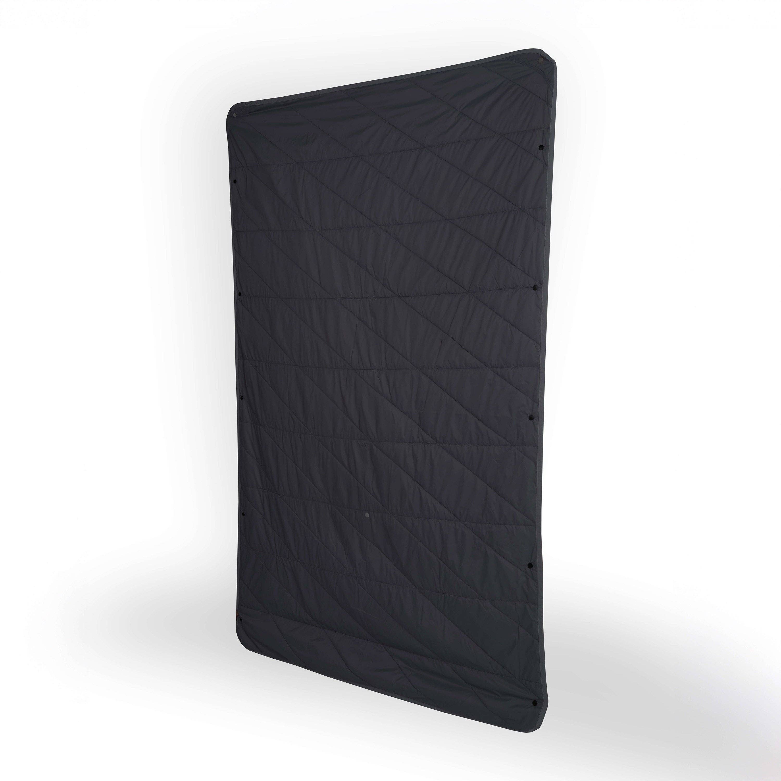 Gravel - Wholesale Travel Blanket - Layover™ Travel Blanket - Insulated & Packable | Black1