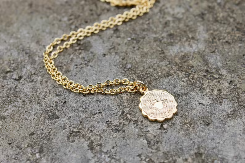 Vintage Acorn - Wholesale Pendant/Charm Necklace - Zodiac - Virgo Necklace1