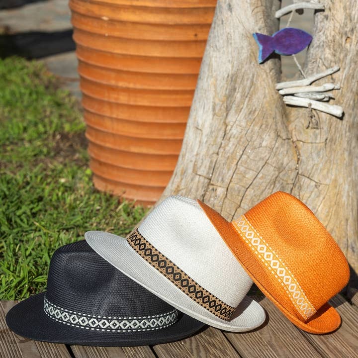 TRAVAUX EN COURS... - Wholesale Straw Hat - Unisex - PAPER HAT RIBBON end
