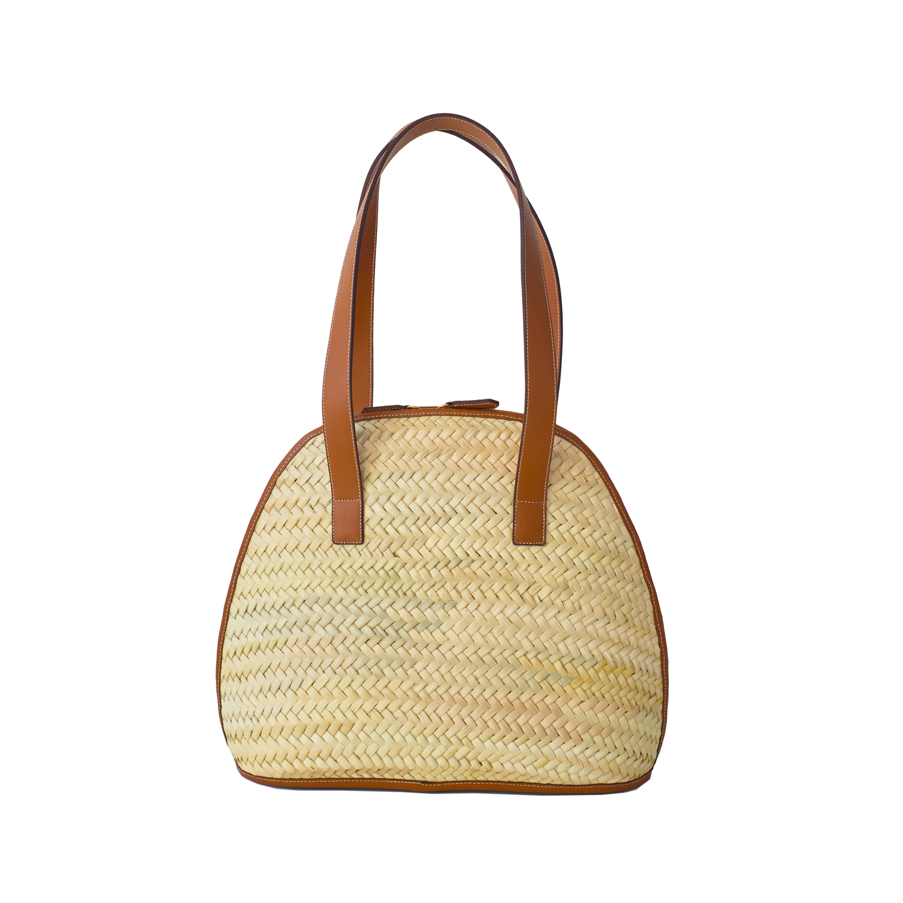 DOUM FOR WOMEN - Vente Sac de plage - STRAW BAG - AMINA (TAN)2