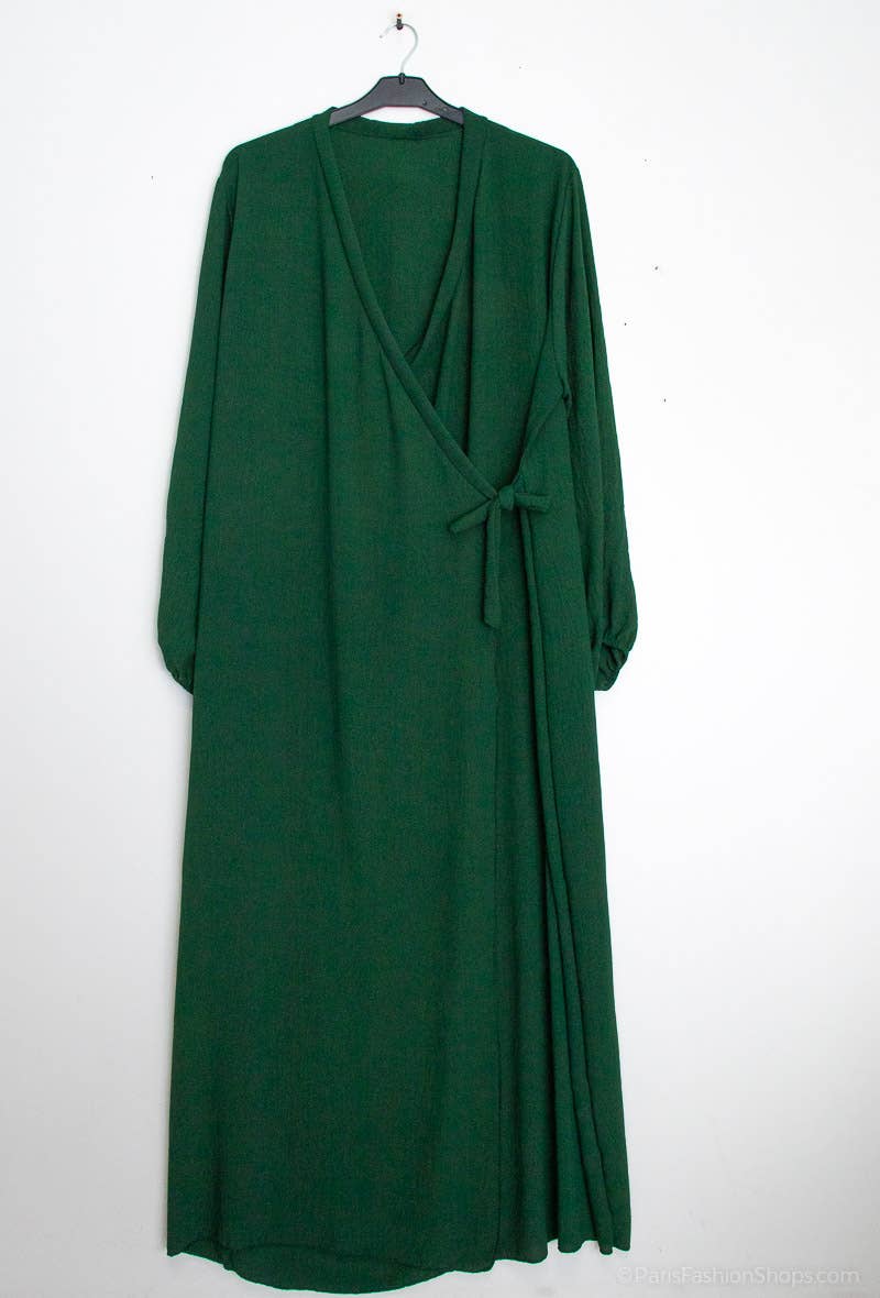 IDEAL OUTFIT - Vente Robe – femme - Robe abaya porte feuille ref:2372jazz33