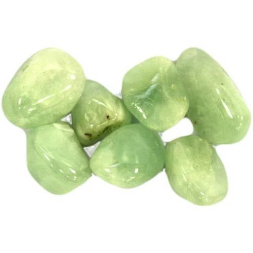 Cardshouse - Wholesale Spiritual Stone/Crystal - Medium Tumble Stones - Prehnite (24X) Ancient Wisdom2