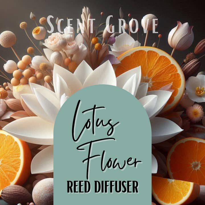 Lotus Flower Scented Reed Diffuser 200ml for wholesale by Scent Grove