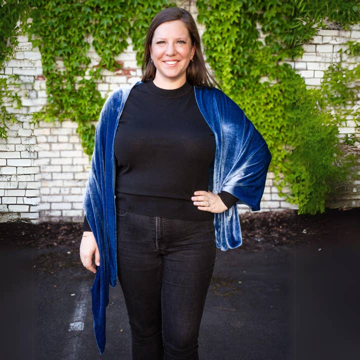 Dana Herbert - Wholesale Wrap - Women's - Silk Velvet Shawl Wrap2