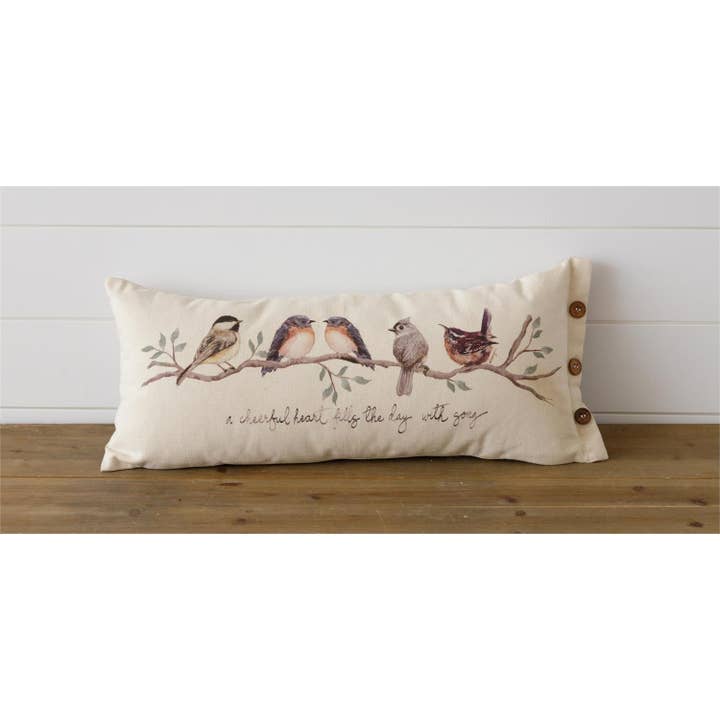 Audrey's Home & Gift - Wholesale Throw/Decorative Pillow - Pillow - Birds On Branch (Pk/02)