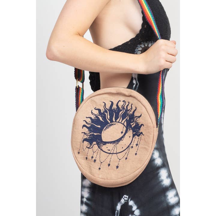 Lakhays Collection Inc. – Großhandel Umhängetasche - Damen – Böhmische runde Umhängetasche6