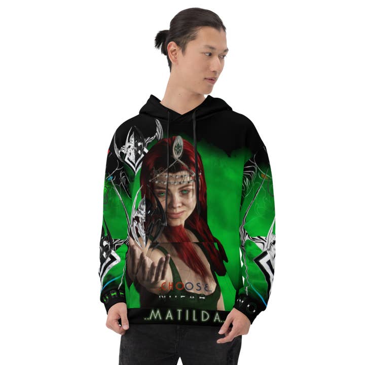 RW INC. MATILDA-AGE AGAINST F.E.A.R.- ENDURE NOFAR SWEAT À CAPUCHE pour la vente par RAZRWING