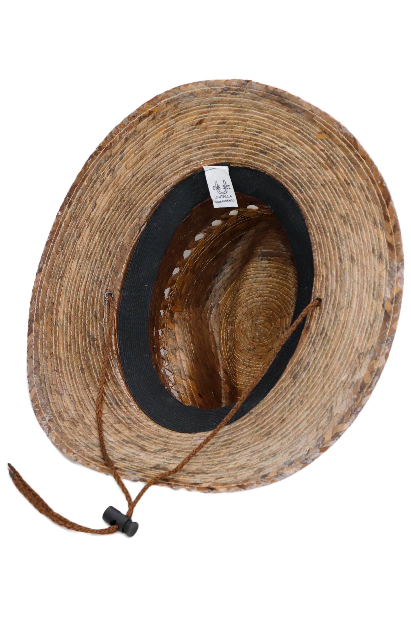 Cap Zone - Wholesale Straw Hat - Women's - Youths Tycoon Flat Palm Straw Lifeguard Hat - Vent7