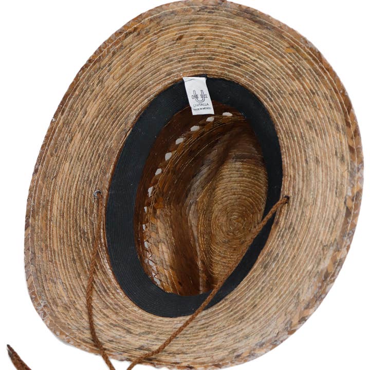 Cap Zone - Vente Chapeau de paille – femme - Chapeau de sauveteur en paille à bord plat Tycoon pour jeunes - Vent7