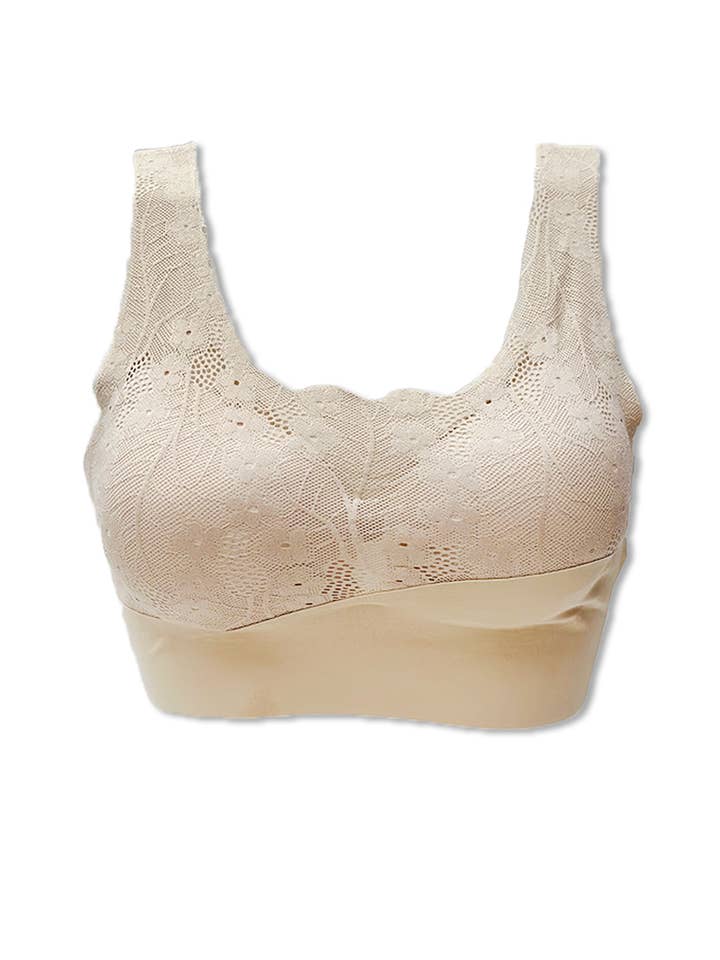 Brassière Microfibre Dentelle / V32050 pour la vente par Belle Com'Elle