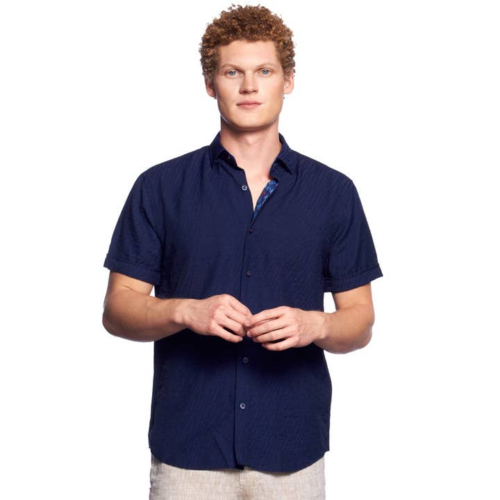 I Don't Know What To Call This Short Sleeve Button Down Shirt for wholesale by EIGHT X