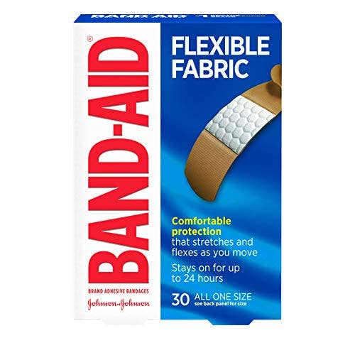 Shop The King - Wholesale Bandaids/Bandages - Band-Aid Brand Flexible Fabric Adhesive Bandages First Aid, All One Size, 30 ct