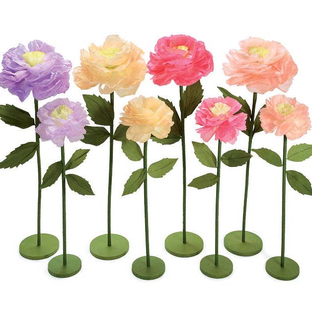 Set aus 8 riesigen Blumen mit Ständern für den Großhandel von Dunn Deals