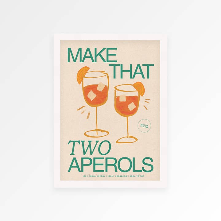 Proper Good - Vente Affiche d'art - Impression Aperol13