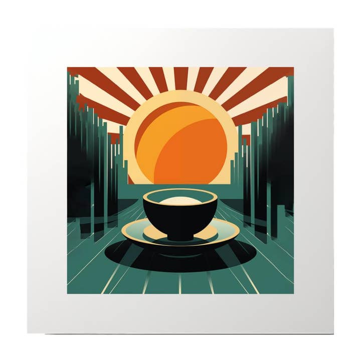 Pop Art Bowl Art Print for wholesale by Artificial Ink