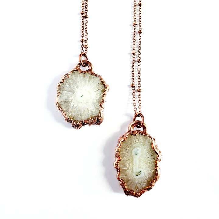 MergingMetals – wholesale Pendant/charm necklace – Natural Solar Quartz Necklace