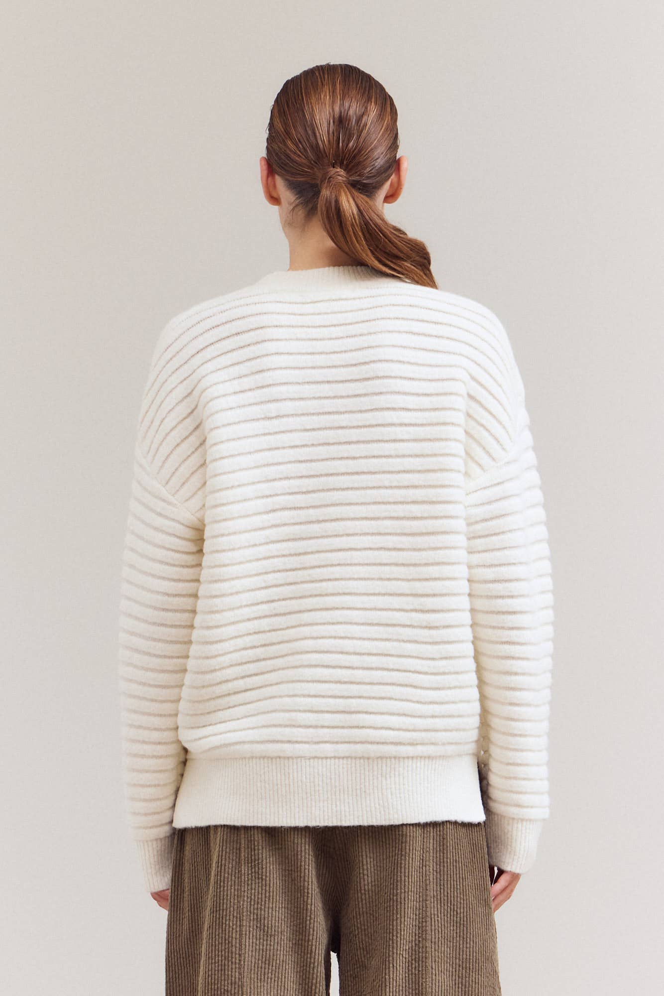 Grade & Gather - Vente Pull en maille – femme - 41735 - PULL CÔTELÉ11