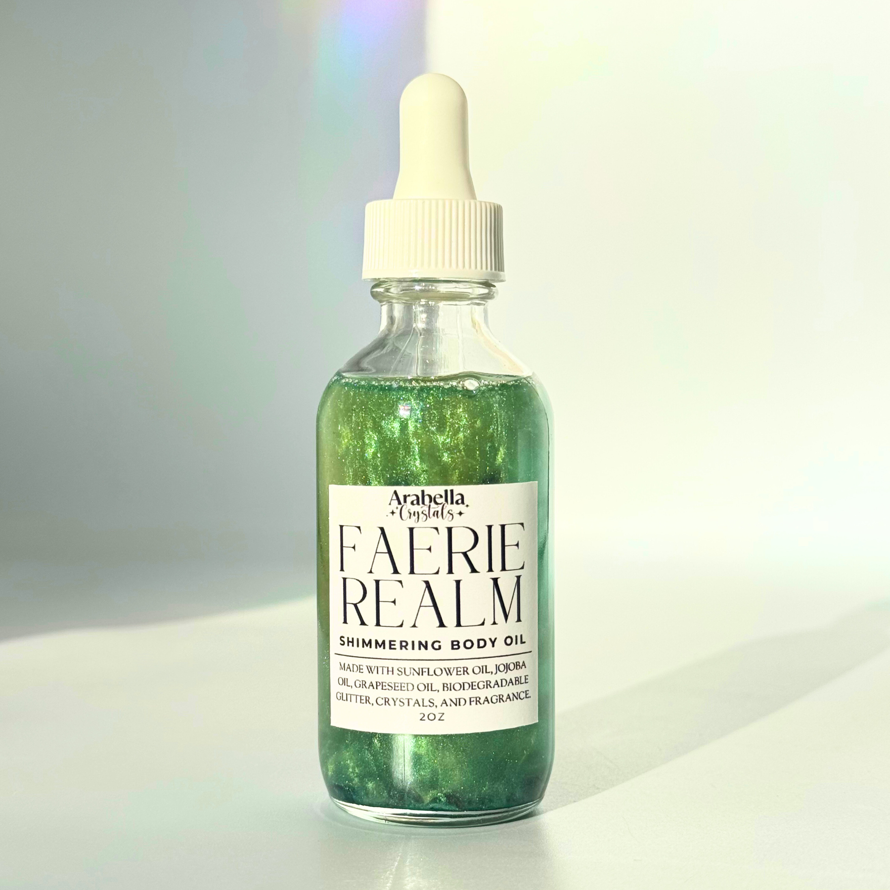 Arabella Crystals - Vente Huile pour le bain/corps - Huile Scintillante du Royaume des Fées1