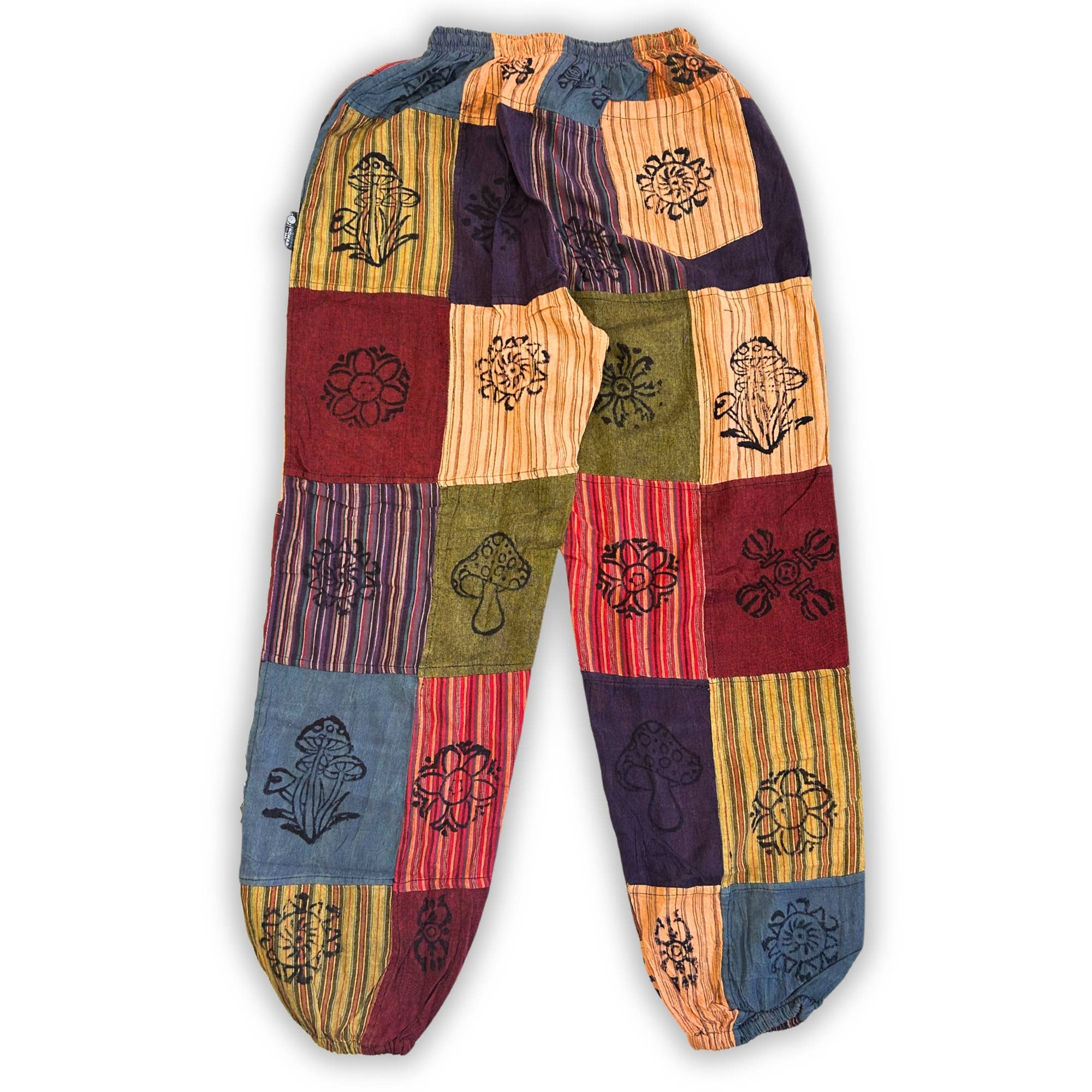 Ancient Wisdom – wholesale Trousers – Unisex – Patchwork Pants – Nomad Sari Collection1