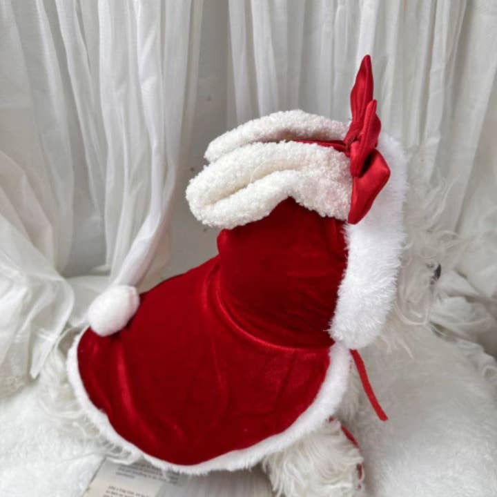 Cheerhunting - Wholesale Pet Costume - Cat/Dog - Ozzie - Red Rabbit-Ear Pet Cape
