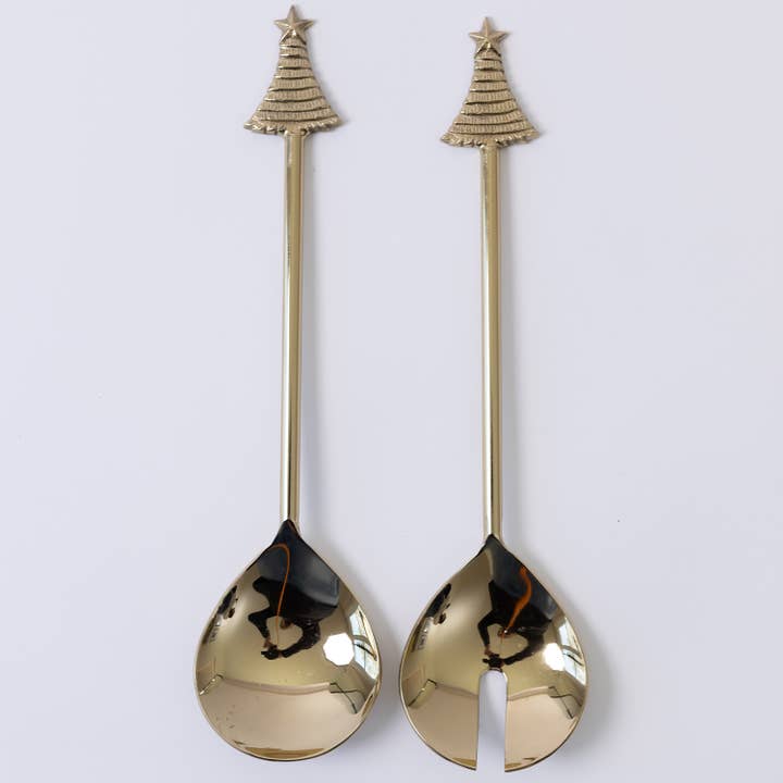 Salad Server Set Tree for wholesale by Mary Square