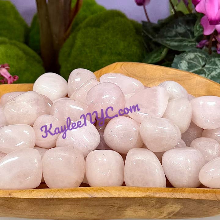 KayleeNYC - Wholesale Spiritual Stone/Crystal - Wholesale Lot 2 lbs Natural Rose Quartz tumble Stone3