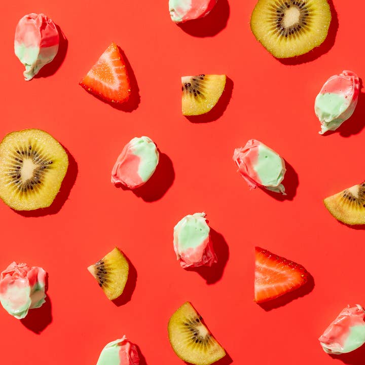 Taffy Shop - Wholesale Taffy - Sour Strawberry Kiwi Zappy™ Taffy 3