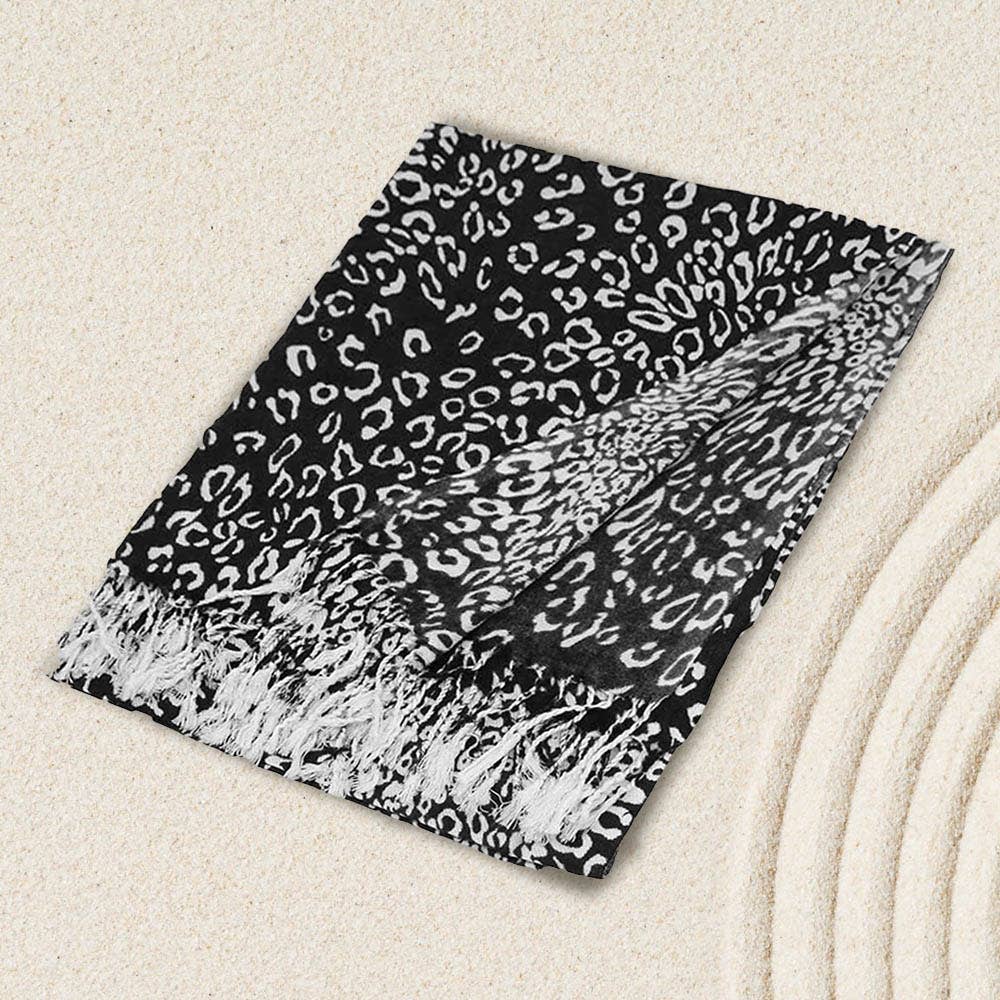 Sensibling Corp. - Wholesale Scarf - Women's - Leopard Print Pashmina Scarf Shawl6