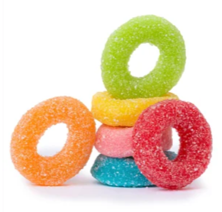 NOSH NYC - Wholesale Gummy - LOVE IS LOVE sour rainbow loops1