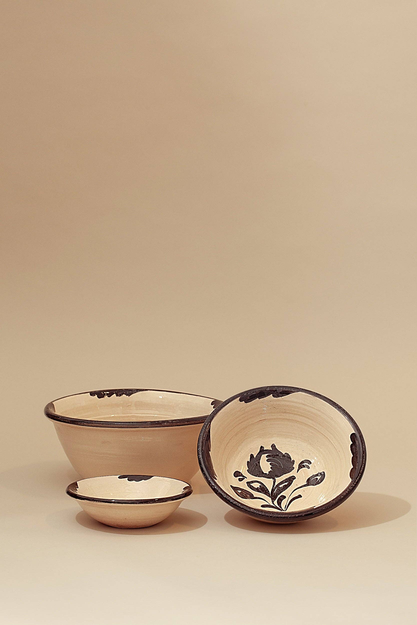 Eturel Madrid - Vente Bol de service - Set de bols en céramique granaíno noirs5