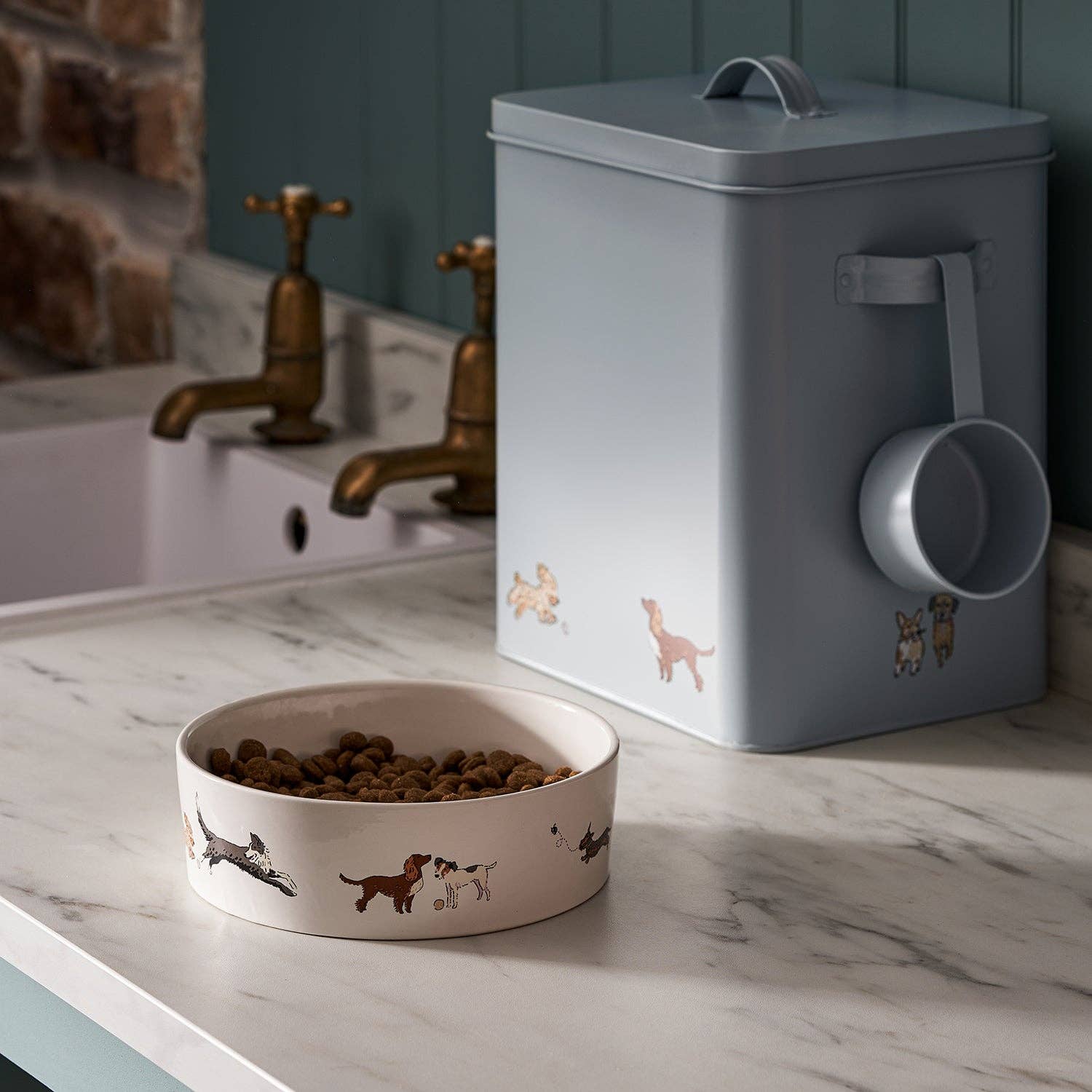 Sophie Allport – wholesale Pet bowl – Cat/dog – Doggy Daycare Stoneware Dog Bowl3