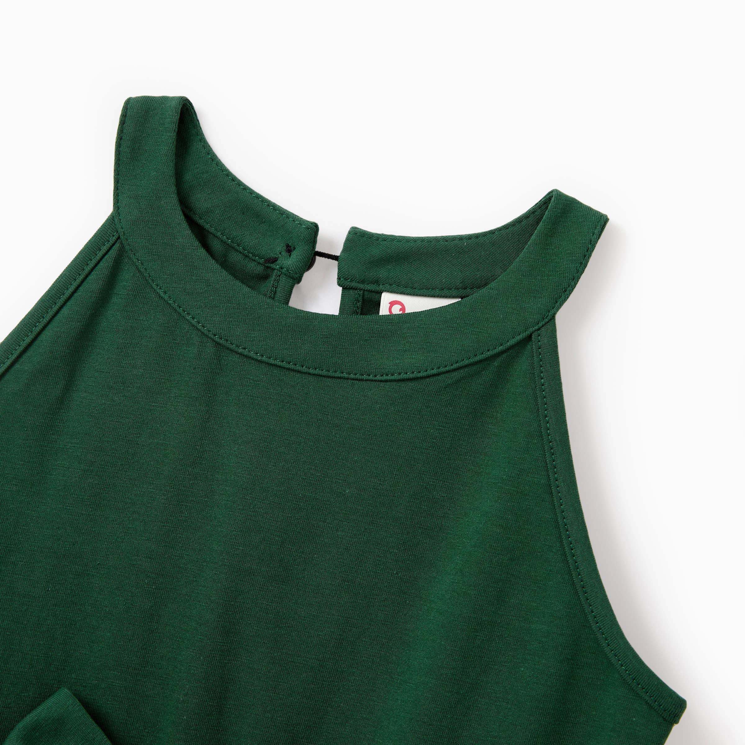 Verde Oscuro Conjunto de Ropa de Vacaciones Hawaianas Verde Tropical a Juego para la Familia de venta al por mayor en Faire7