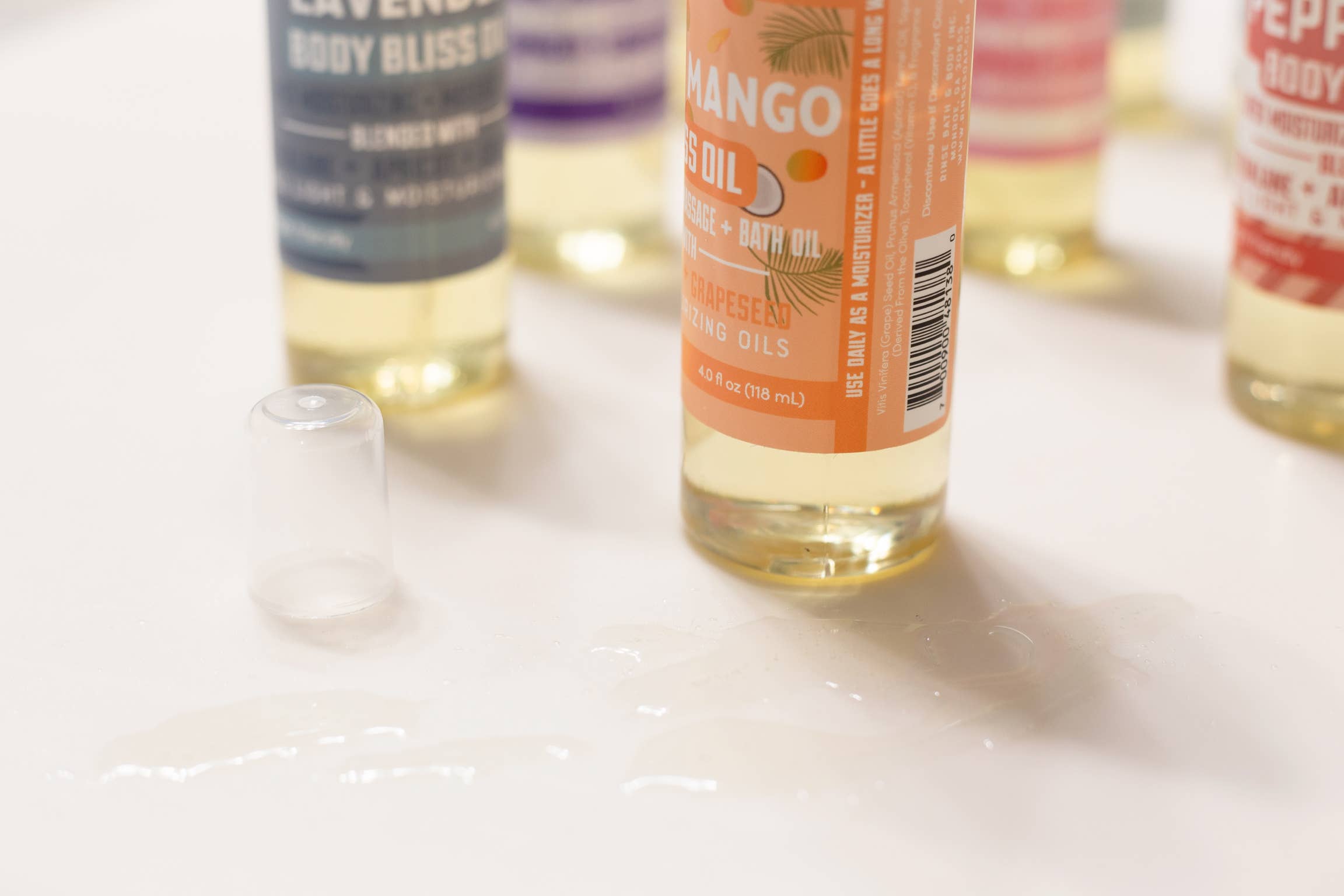 Rinse Bath Body Inc - Wholesale Bath/Body Oil - Body Bliss Oil - Coconut Mango3