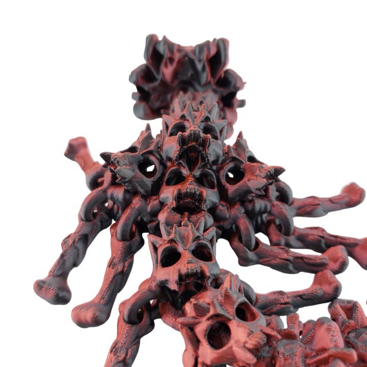 The Geek Galleria - Vente Figurine décorative - Dragon Articulé Wicked Hollow - Taille Adulte - Créature Fantastique Imprimée en 3D - Couleurs Personnalisables - Cinderwing3d