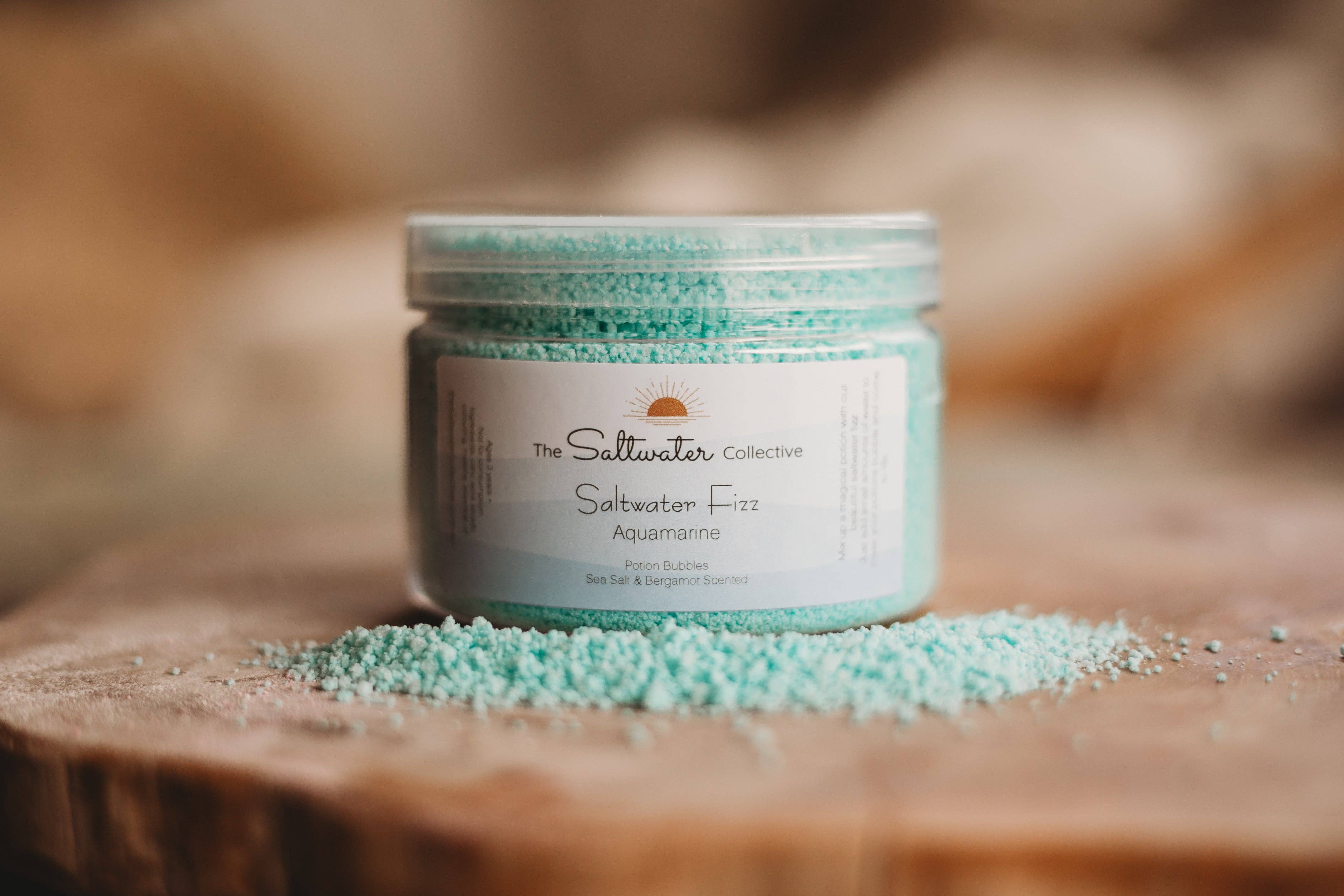 The Saltwater Collective - Wholesale DIY craft kit – Child - Aquamarine Saltwater Fizz - 250g Potion Play