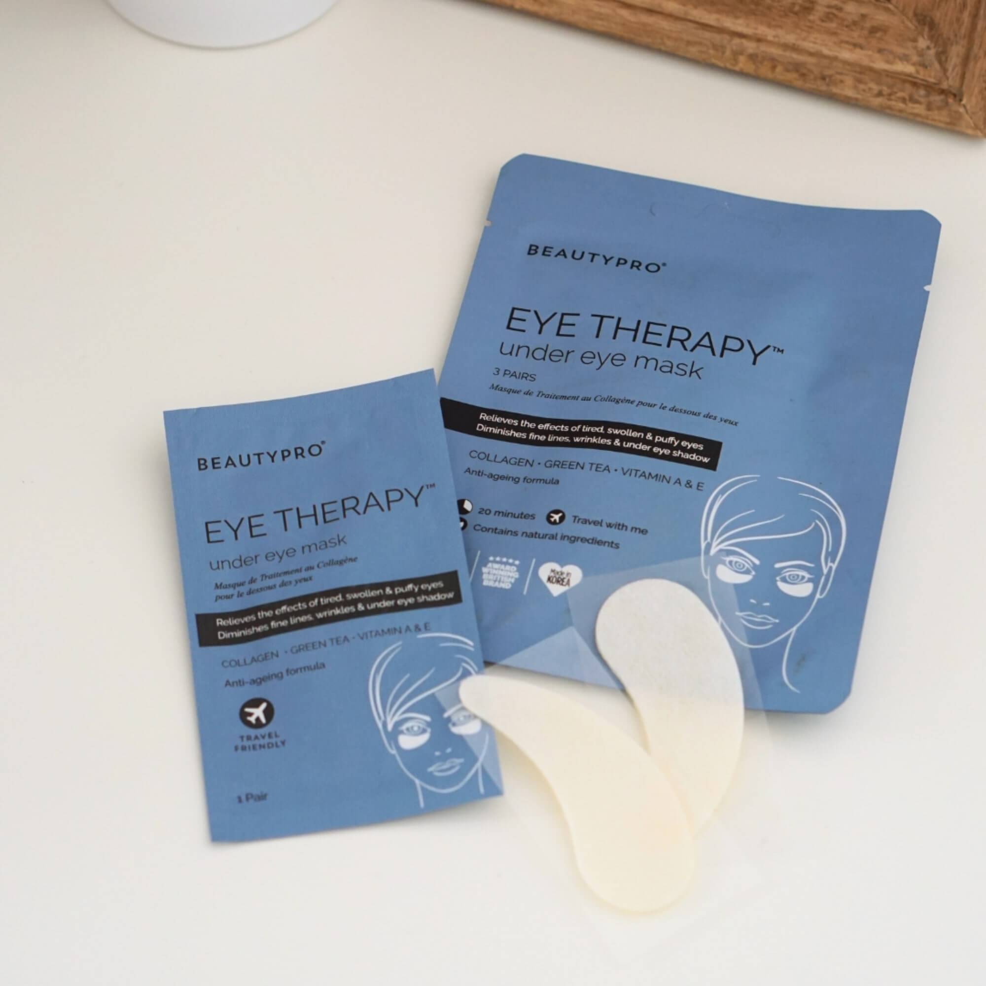 BEAUTYPRO – wholesale Eye treatment mask – EYE THERAPY Under Eye Mask (3 pairs)7