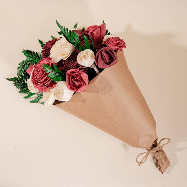 Sola Wood Flowers - Wholesale Artificial Flowers - Passion Loose Flower Finished Bouquet3