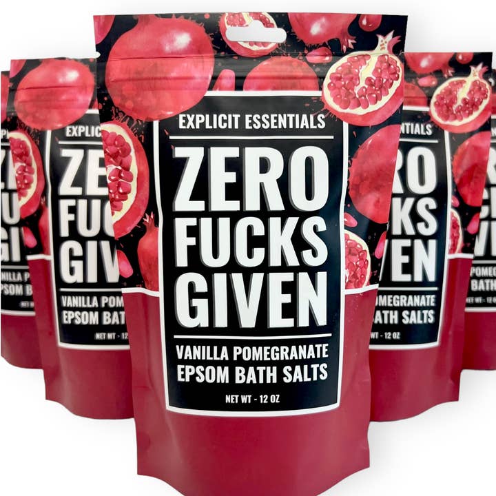 Explicit Essentials - Wholesale Bath Salts - Zero Fucks Given Bath Salts 12oz Bag