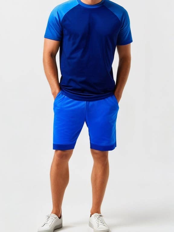 Men's Tech Fleece Baseball Short Set for wholesale by Amorica NYC