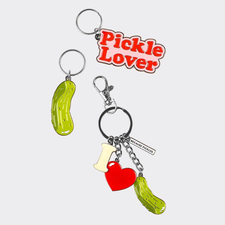 Because Pickles - Wholesale Keychain - Women's - Pickle Lover Keychain1