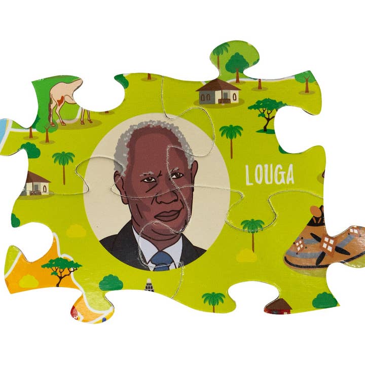 Very Puzzled – Engroshandel Puslespil - Børn – Senegal kort puslespil2