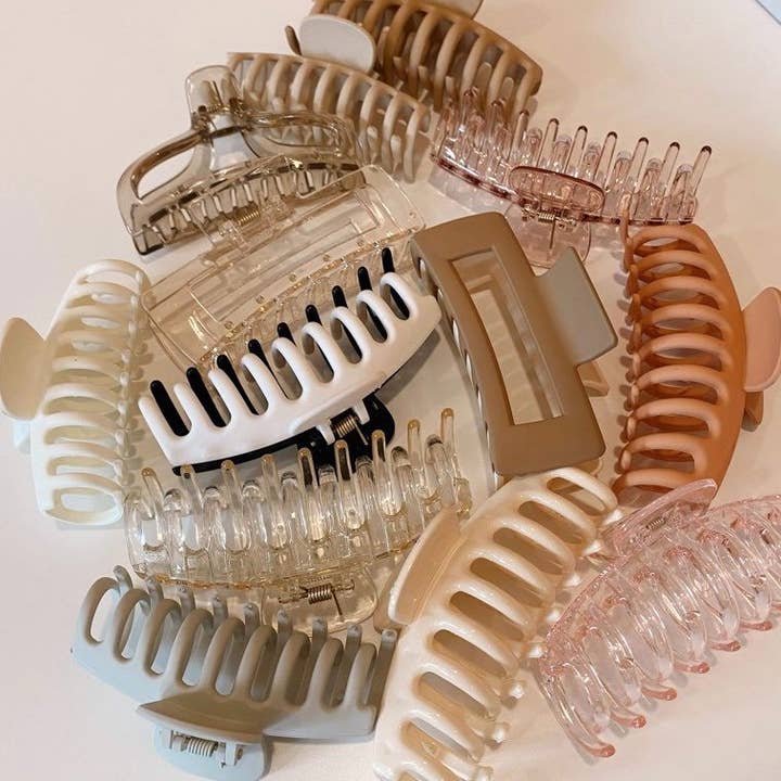 Saige Collective - Wholesale Hair Clip - Women's - Assorted Hair Claw Clip - 10 Pack3