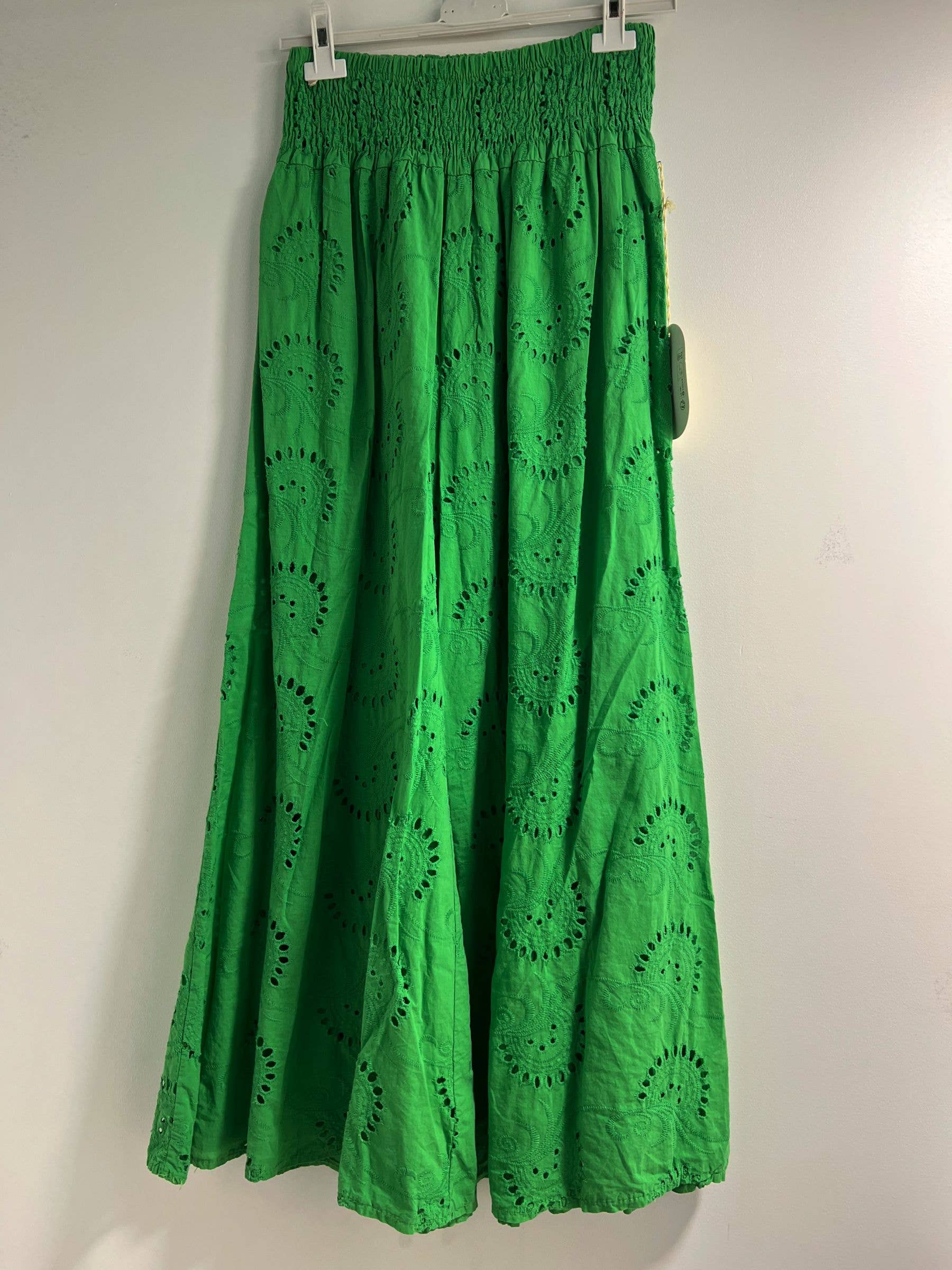 Happy look - Wholesale Pants - Women's - English embroidered wide legs pants 6