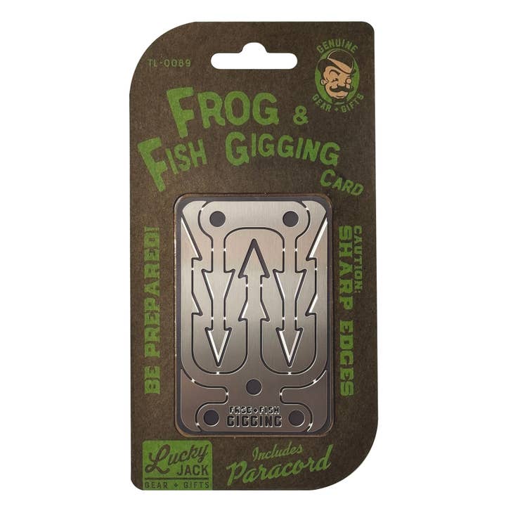 Lucky Jack - Wholesale Sporting Accessories - Frog & Fish Gigging Card - Adventure Card5
