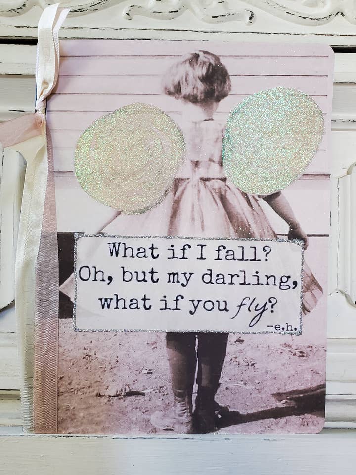 Carnet de notes What if You Fly pour la vente par Little Heart Designs